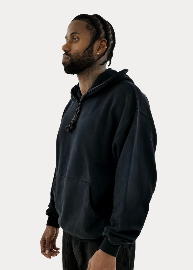 Hoodie Black Gloss