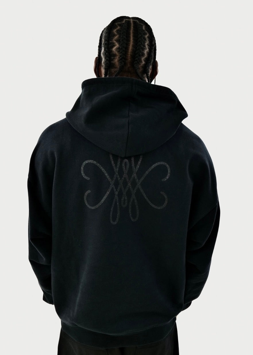 Hoodie Black Gloss