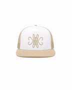 CASQUETTE TRUCKER LOGO 3D - BEIGE/ BLANC