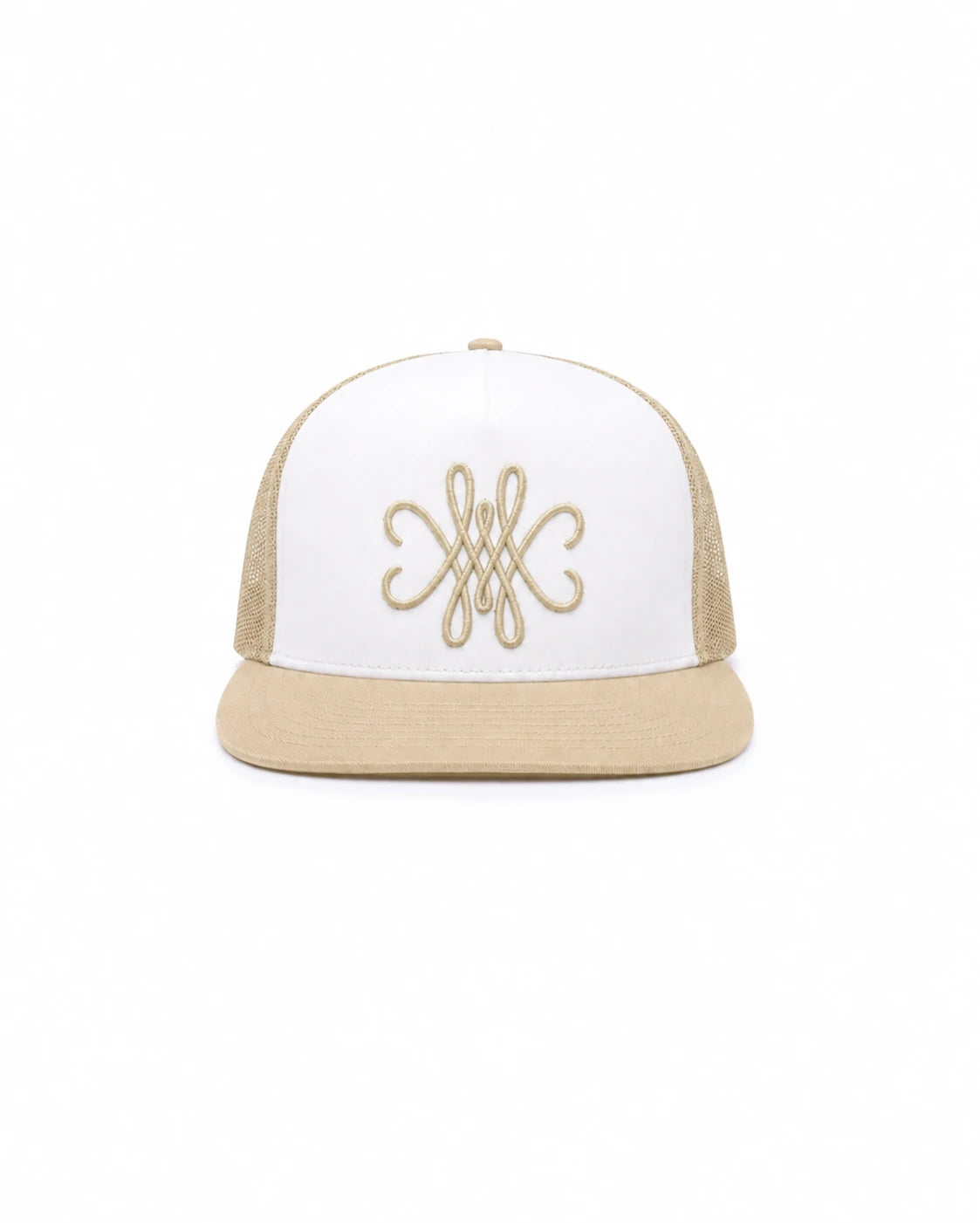 CASQUETTE TRUCKER LOGO 3D - BEIGE/ BLANC