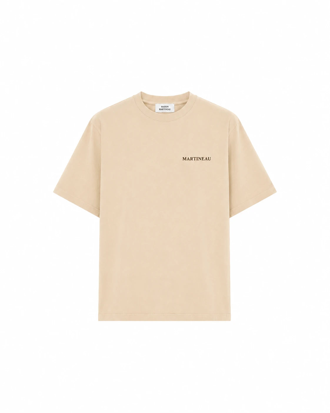 T-SHIRT OVERSIZE - BEIGE