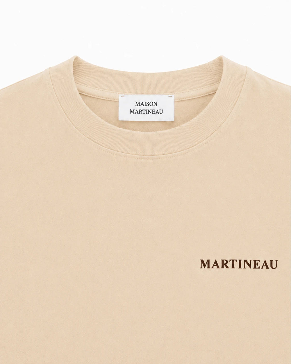 T-SHIRT OVERSIZE - BEIGE