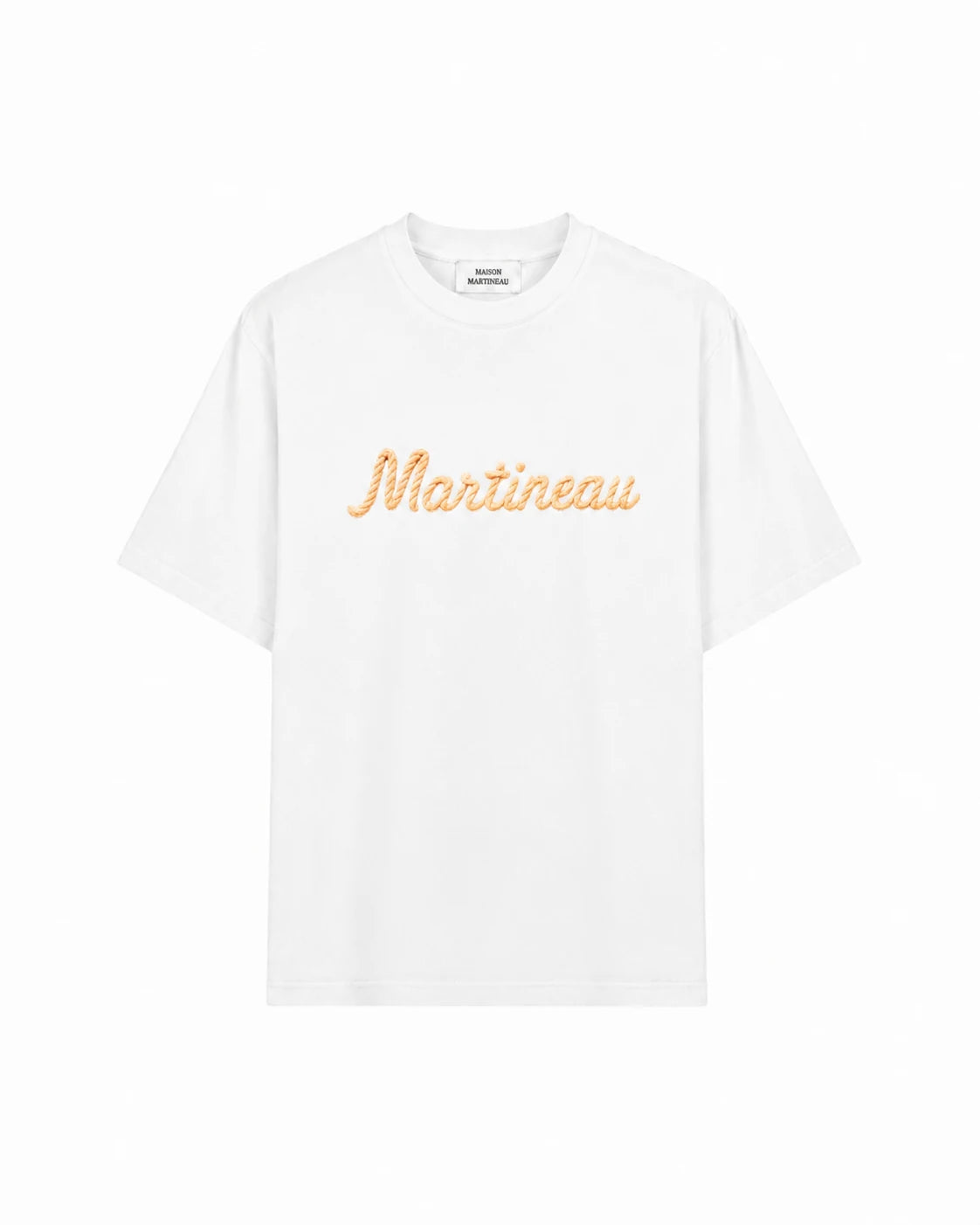 T-SHIRT "SIGNATURE" BOXY - BLANC