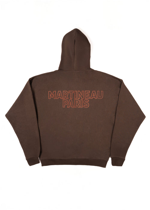 Hoodie Marron - 'Signature'
