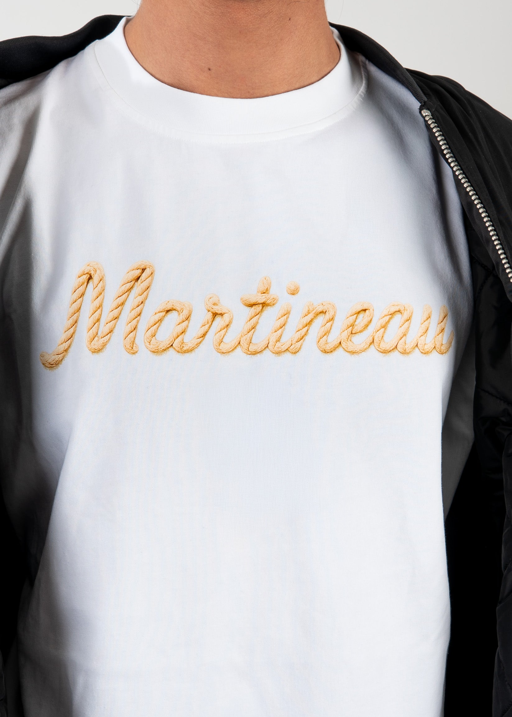 T-shirt Blanc Signature - 'Signature'