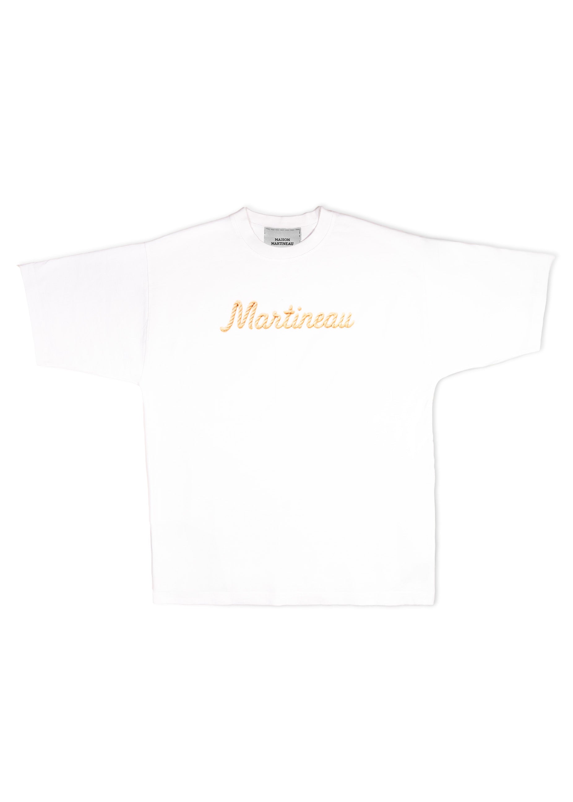 T-shirt Blanc Signature - 'Signature'