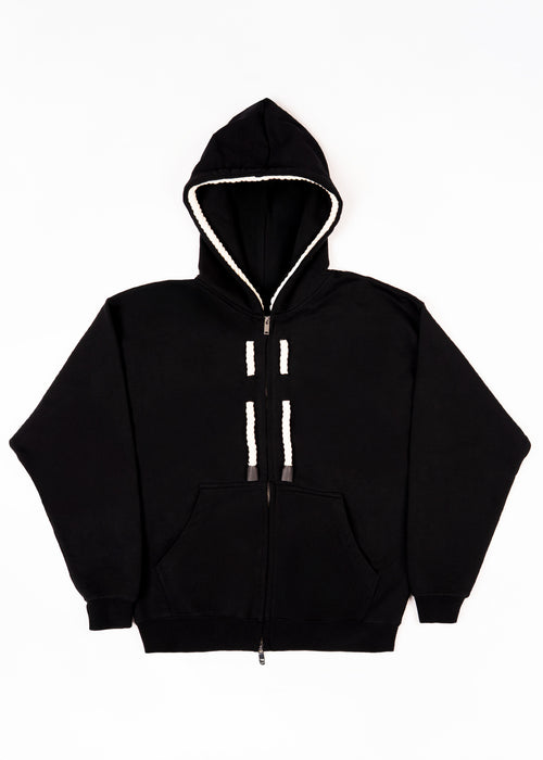 Hoodie Noir - 'Signature'
