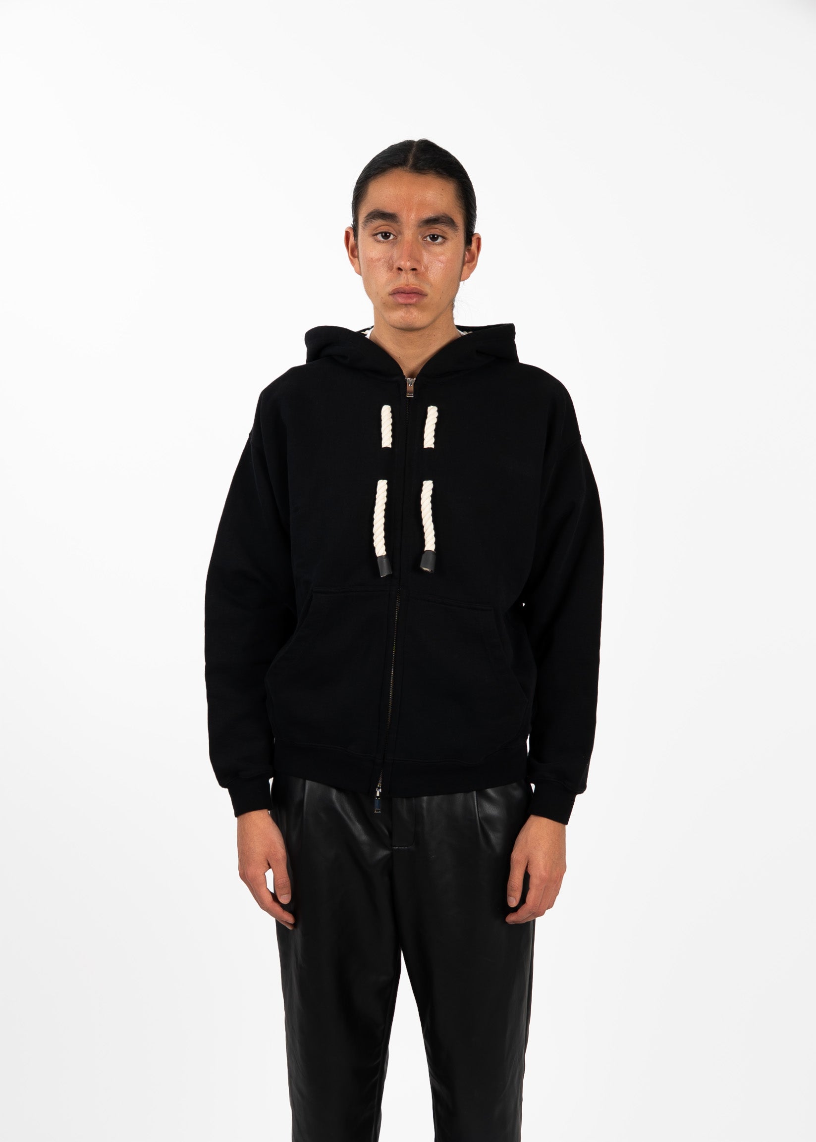 Hoodie Noir - 'Signature'