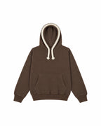HOODIE CORDONS ÉPAIS - MARRON
