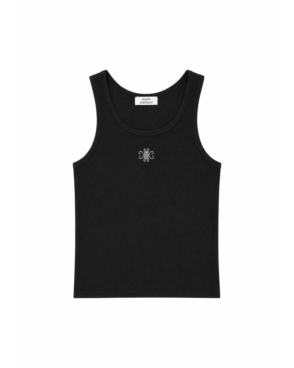 DÉBARDEUR LOGO BRODÉ - NOIR