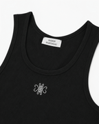 DÉBARDEUR LOGO BRODÉ - NOIR