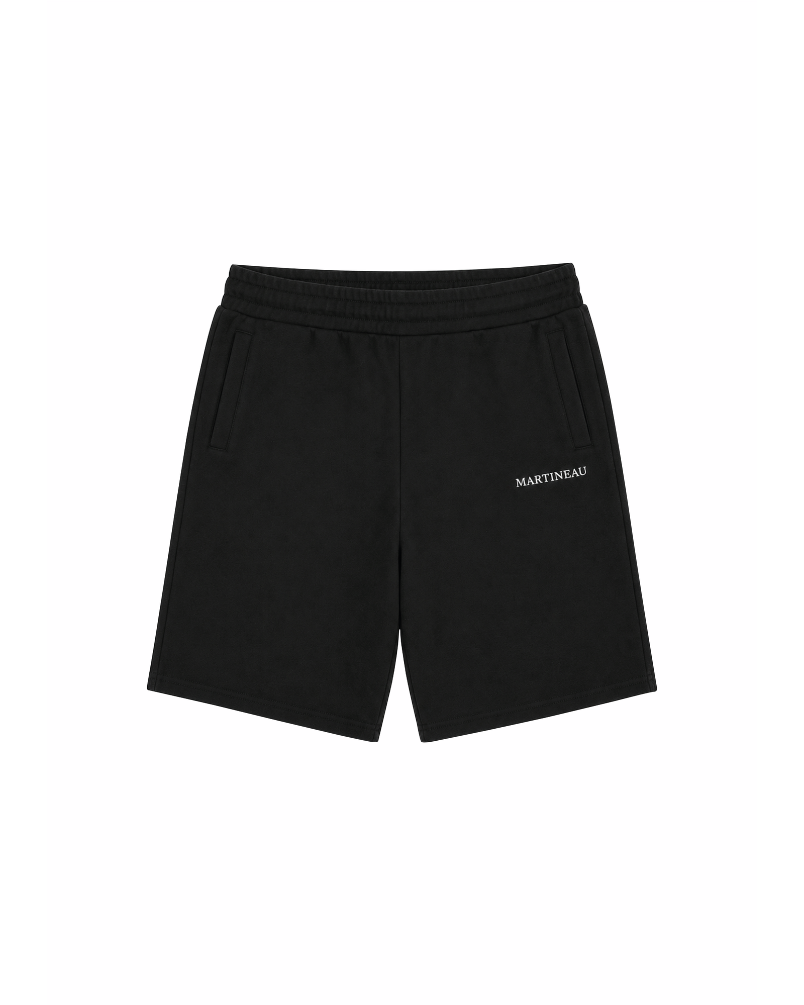SHORT EN COTON ÉPAIS - NOIR