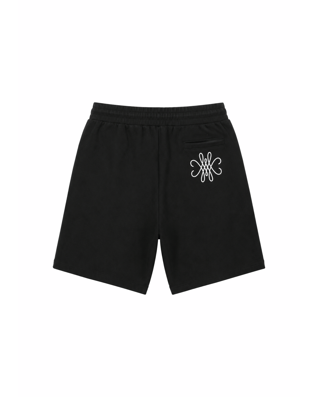 SHORT EN COTON ÉPAIS - NOIR