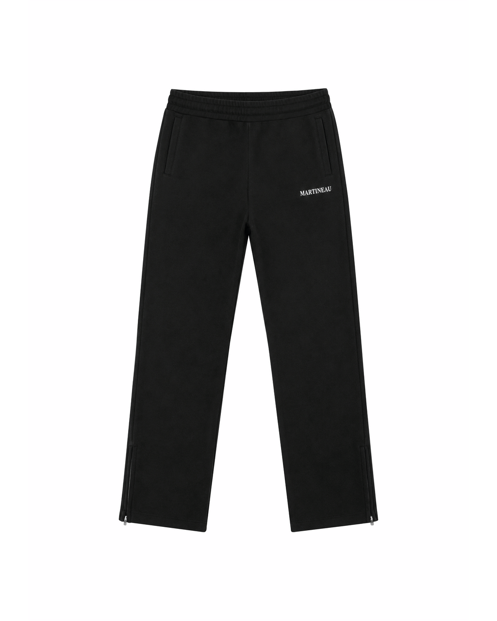 PANTALON DE JOGGING ZIPPÉ ÉPAIS - NOIR