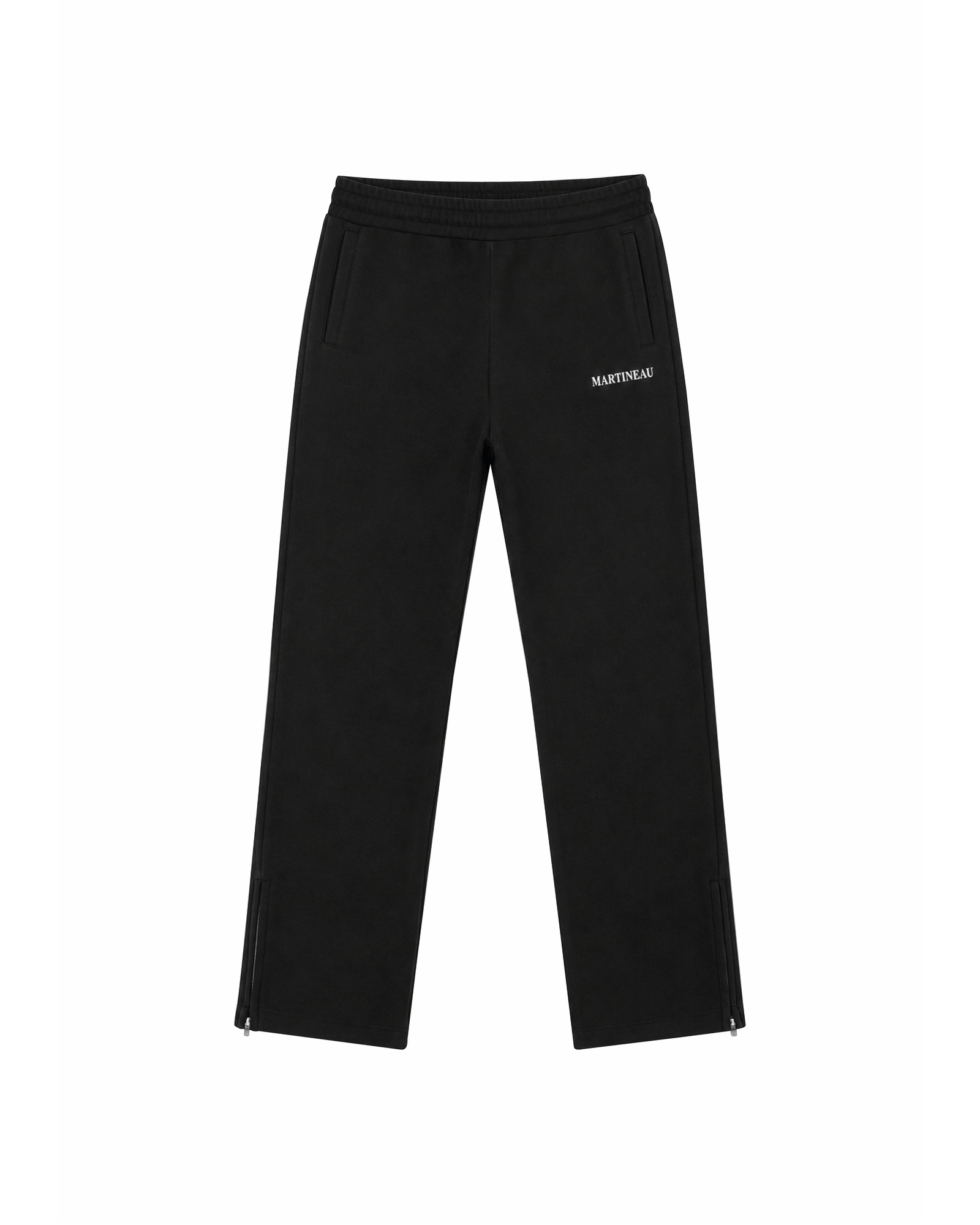 PANTALON DE JOGGING ZIPPÉ ÉPAIS - NOIR