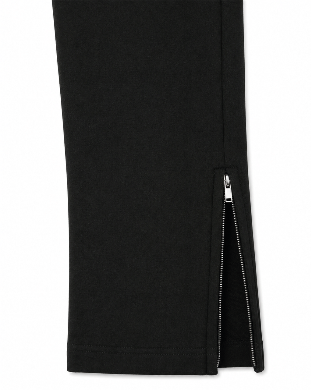 PANTALON DE JOGGING ZIPPÉ ÉPAIS - NOIR