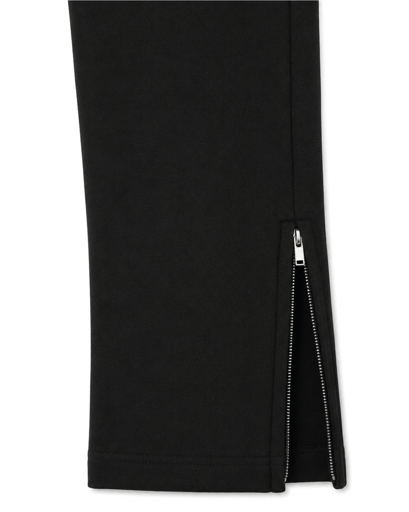 PANTALON DE JOGGING ZIPPÉ ÉPAIS - NOIR