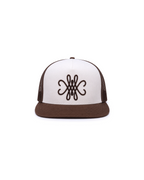 CASQUETTE TRUCKER LOGO 3D - MARRON/ BLANC
