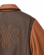 BOMBER SIMILI CUIR SIGNATURE