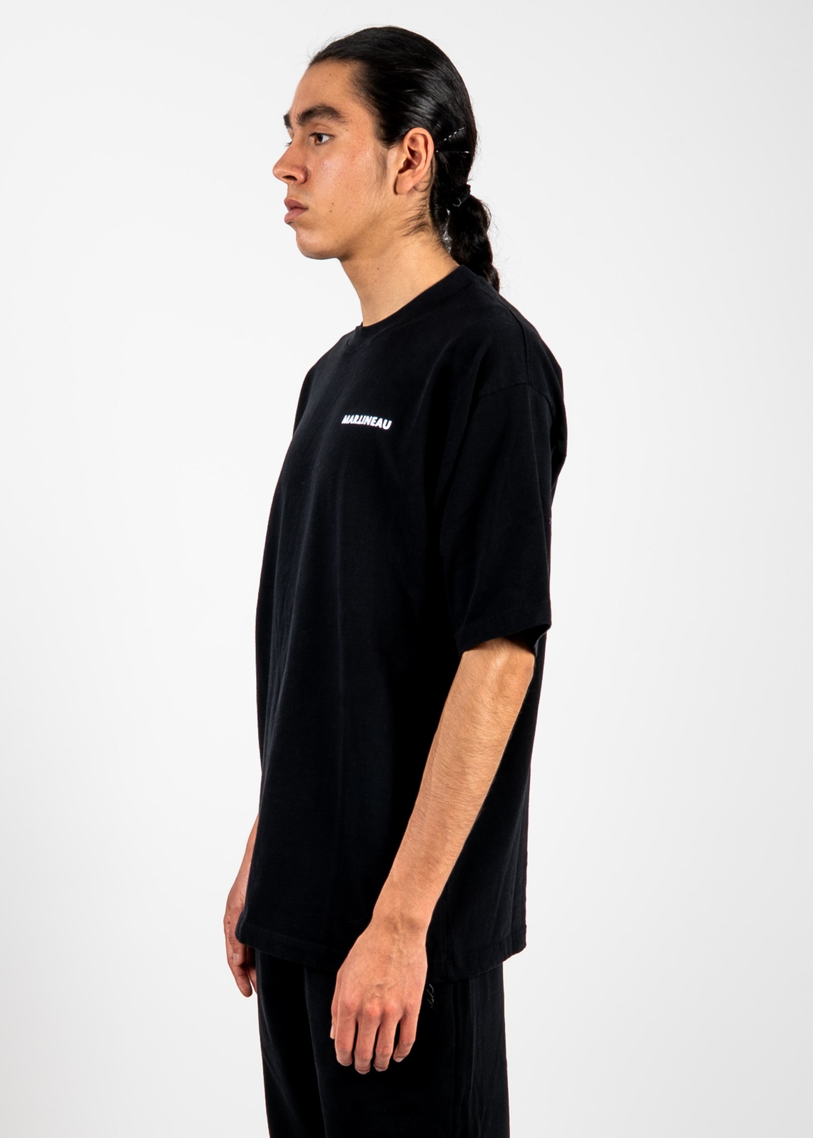 T-shirt Refrain Noir - 'PlayList'