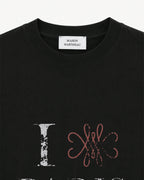 T-SHIRT "I LOVE PARIS" BOXY - NOIR VINTAGE