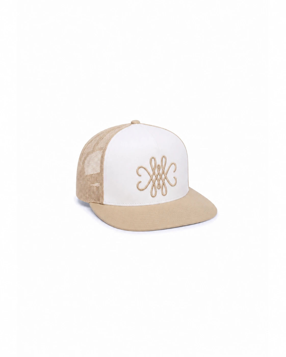 CASQUETTE TRUCKER LOGO 3D - BEIGE/ BLANC