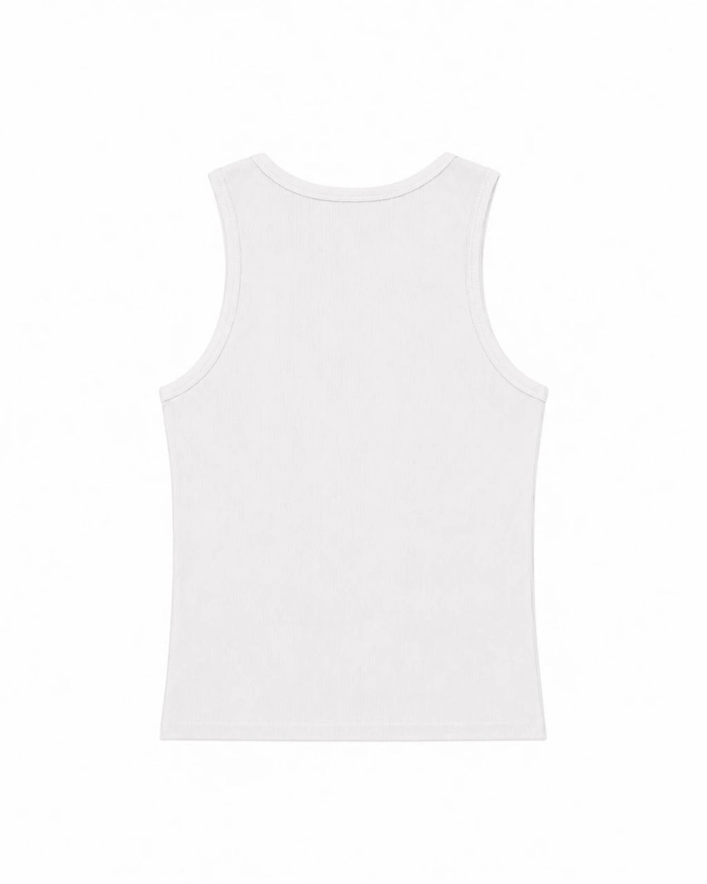 DÉBARDEUR LOGO BRODÉ - BLANC