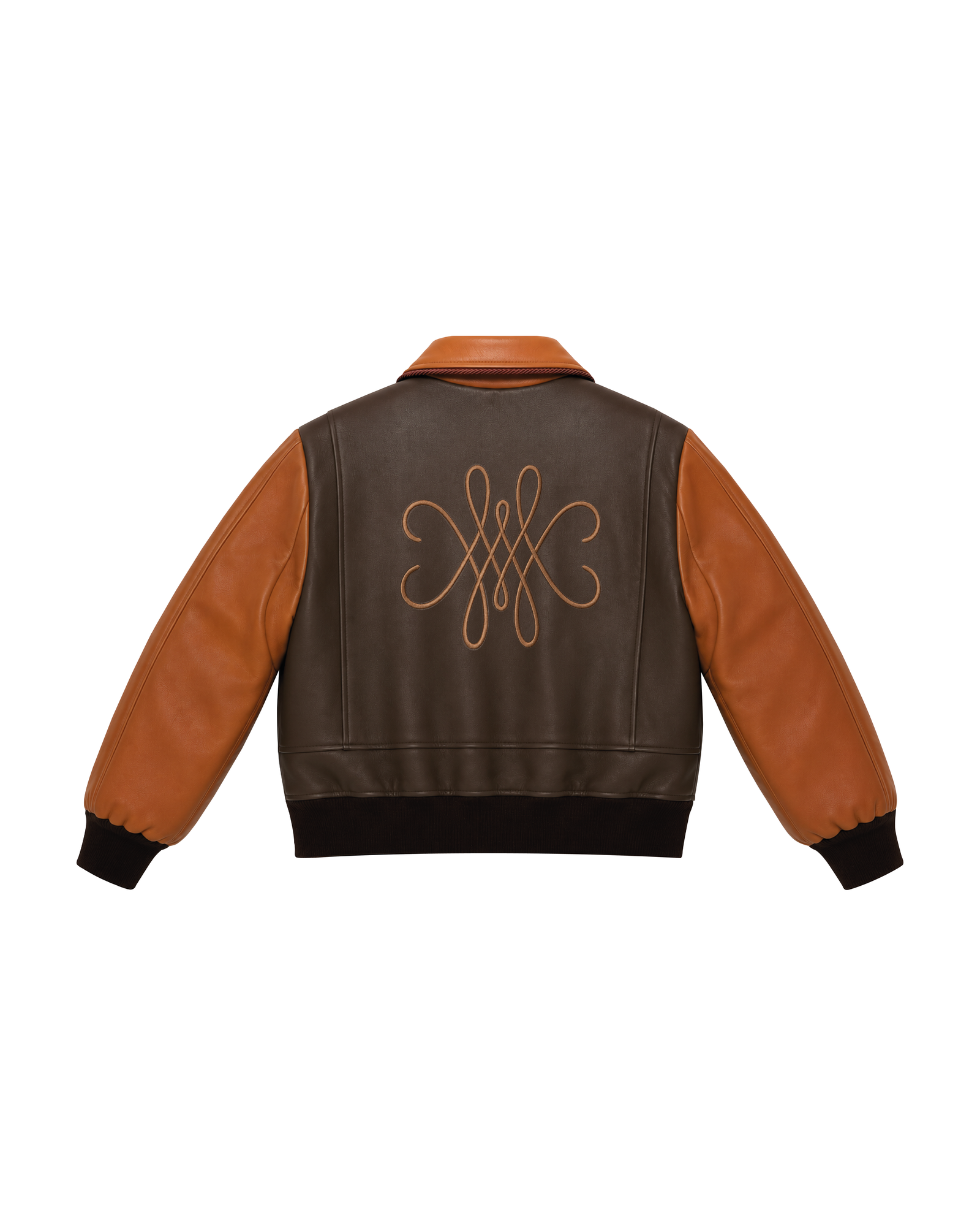 BOMBER SIMILI CUIR SIGNATURE