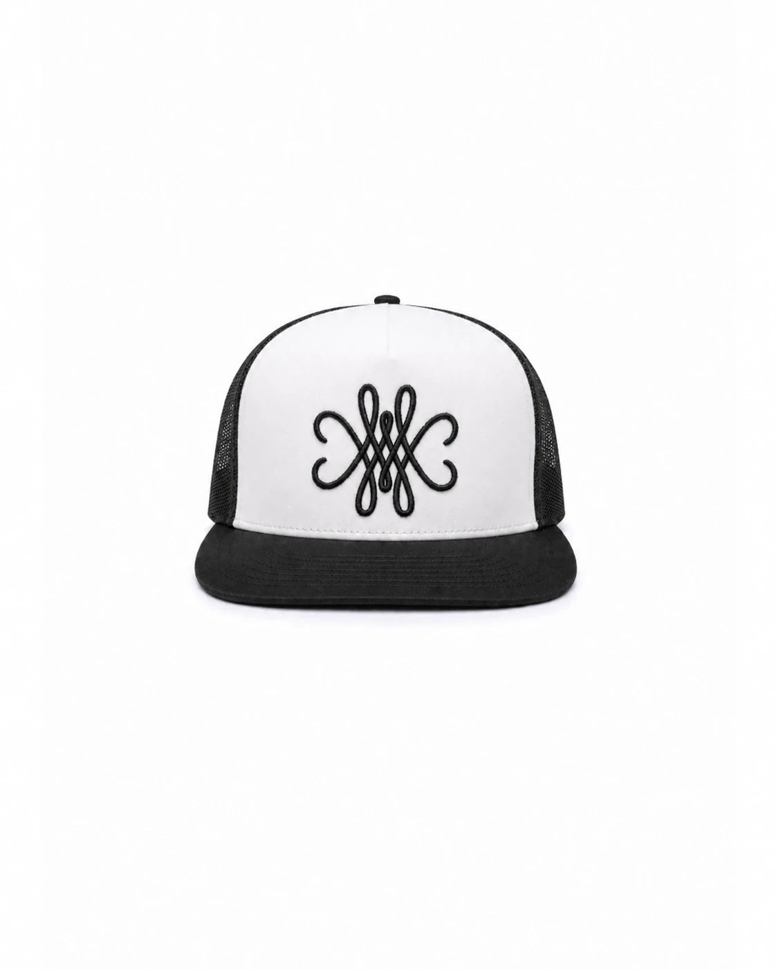 CASQUETTE TRUCKER LOGO 3D - NOIR/ BLANC