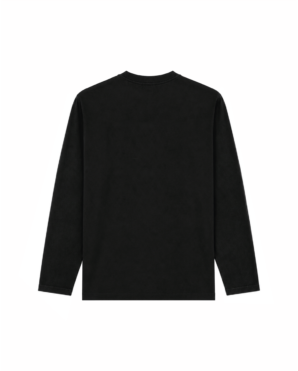 T-SHIRT MANCHES LONGUES BOXY "I LOVE PARIS" - NOIR VINTAGE