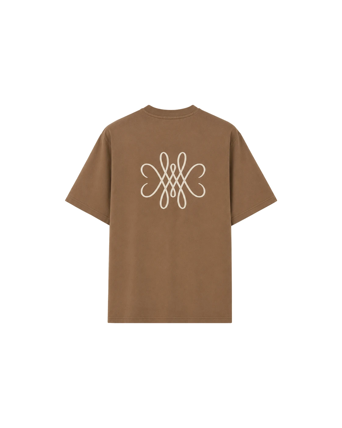 T-SHIRT OVERSIZE - MARRON
