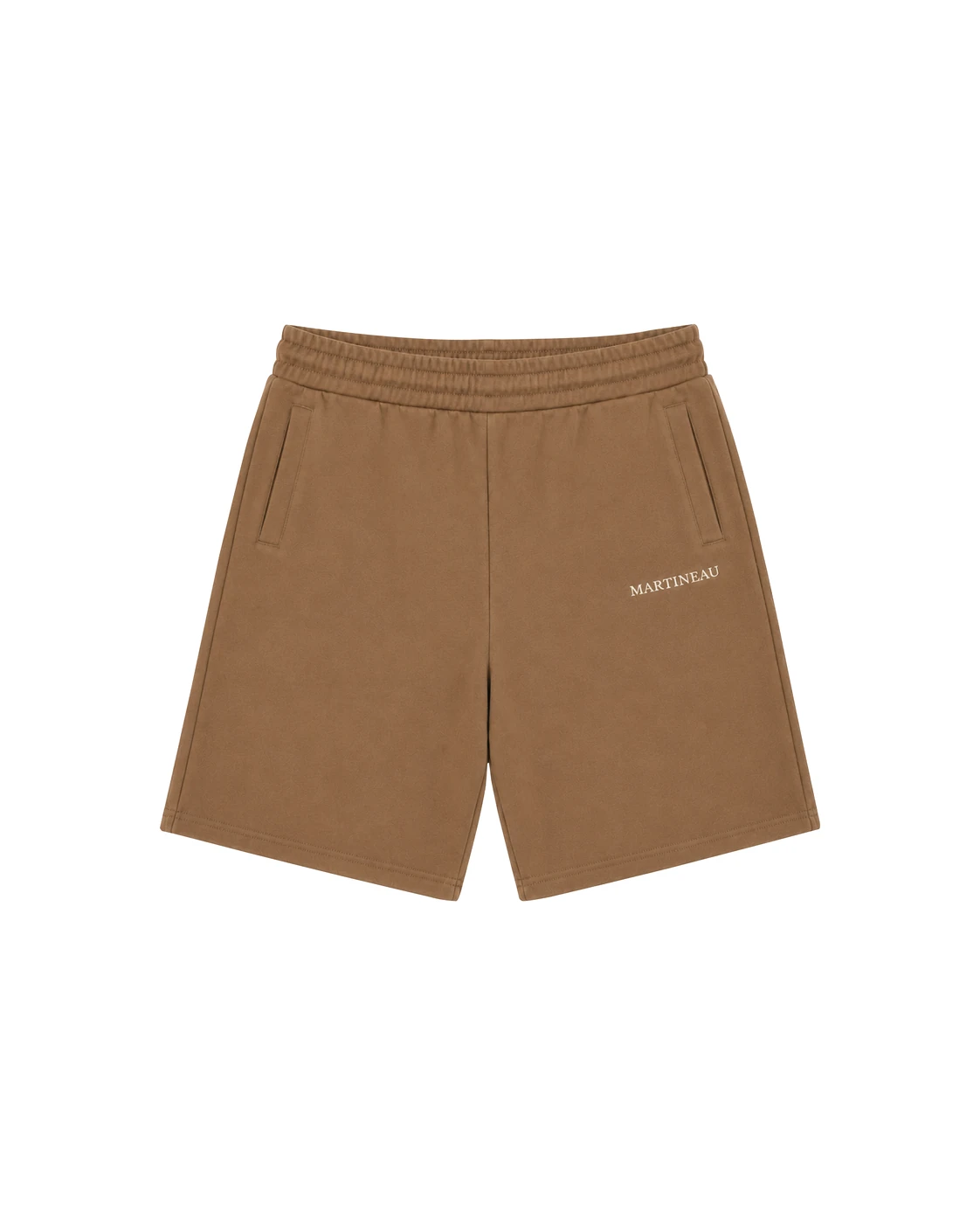 SHORT EN COTON ÉPAIS - MARRON
