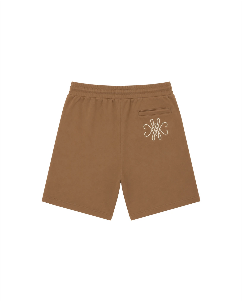 SHORT EN COTON ÉPAIS - MARRON
