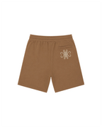SHORT EN COTON ÉPAIS - MARRON