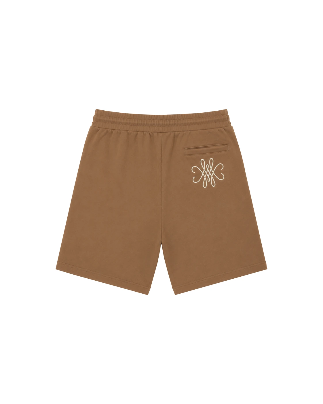 SHORT EN COTON ÉPAIS - MARRON