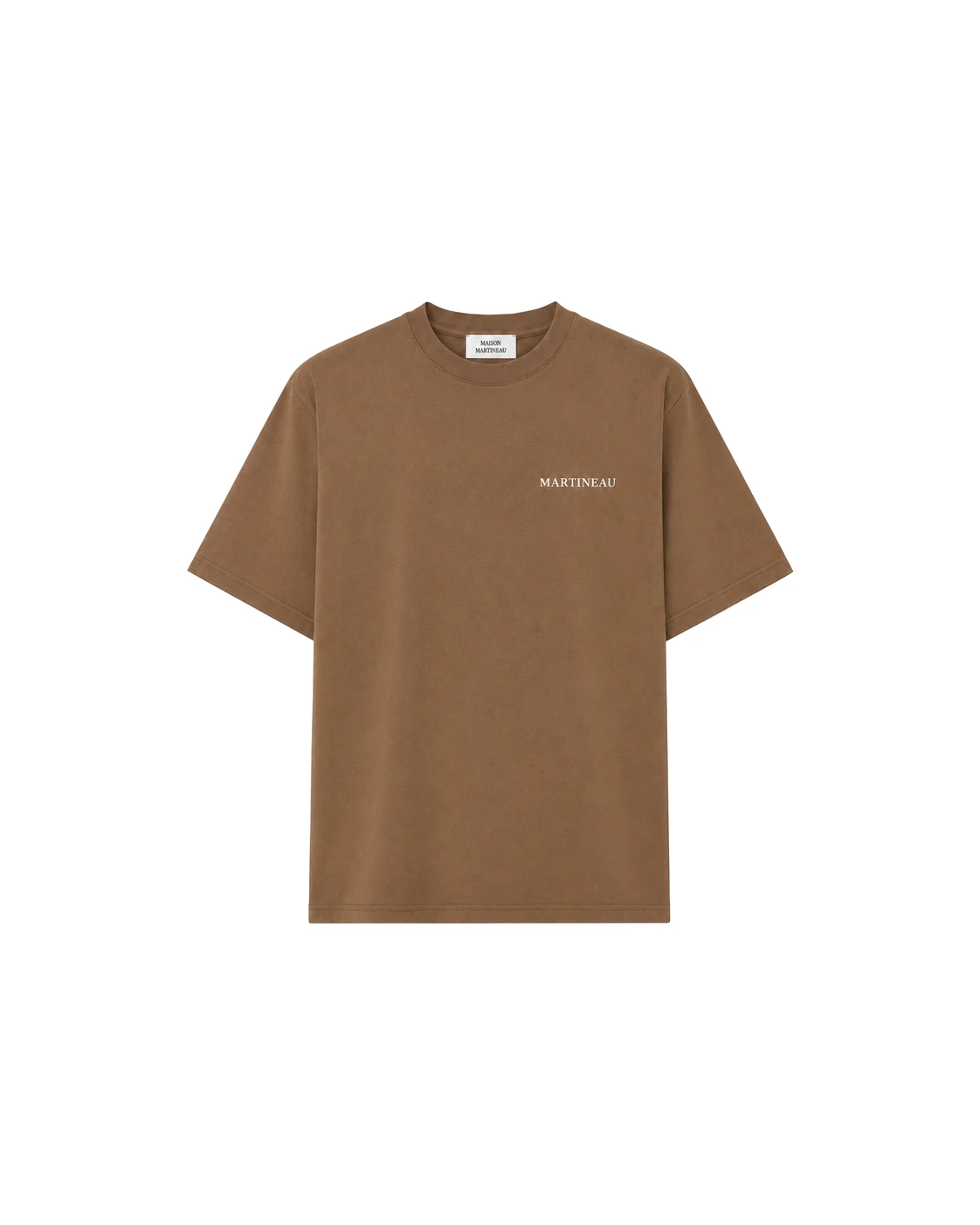 T-SHIRT OVERSIZE - MARRON