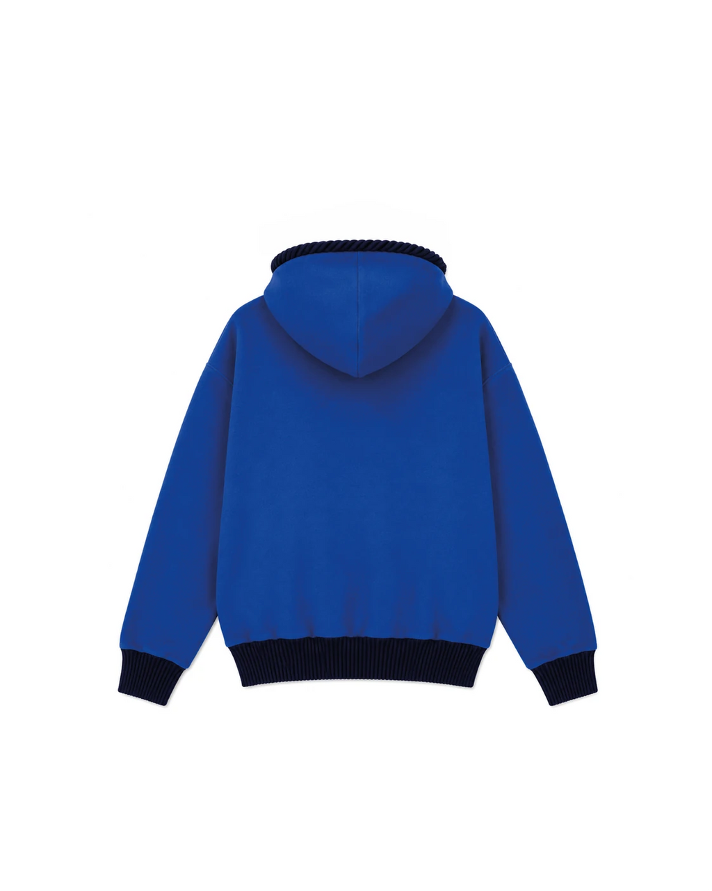 HOODIE CORDONS ÉPAIS - BLEU
